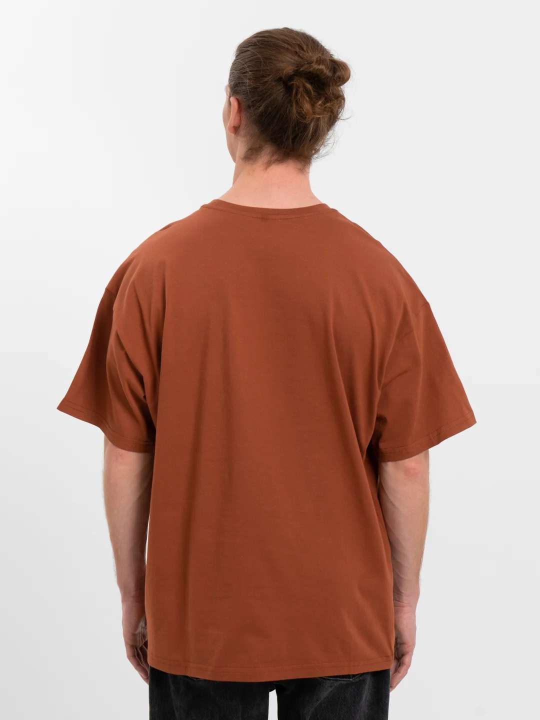 Терракотовый футболка Oversize