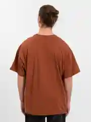 Терракотовый футболка Oversize