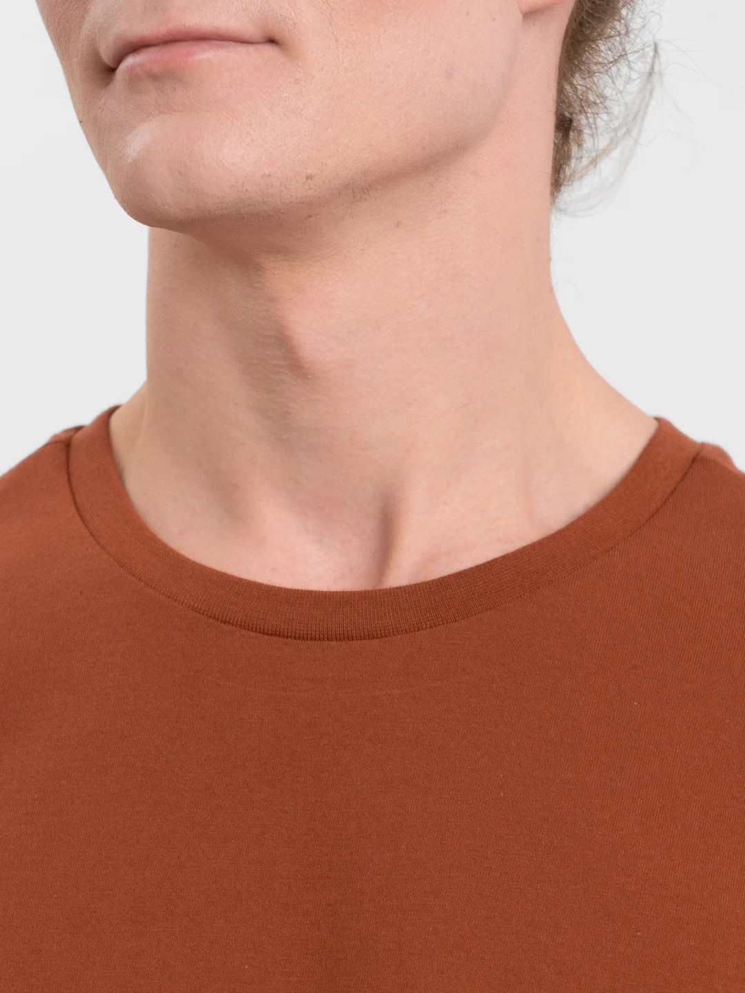 Терракотовый футболка Oversize