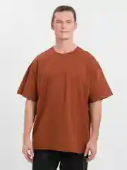 Терракотовый футболка Oversize