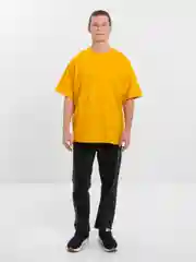 Горчичный футболка Oversize