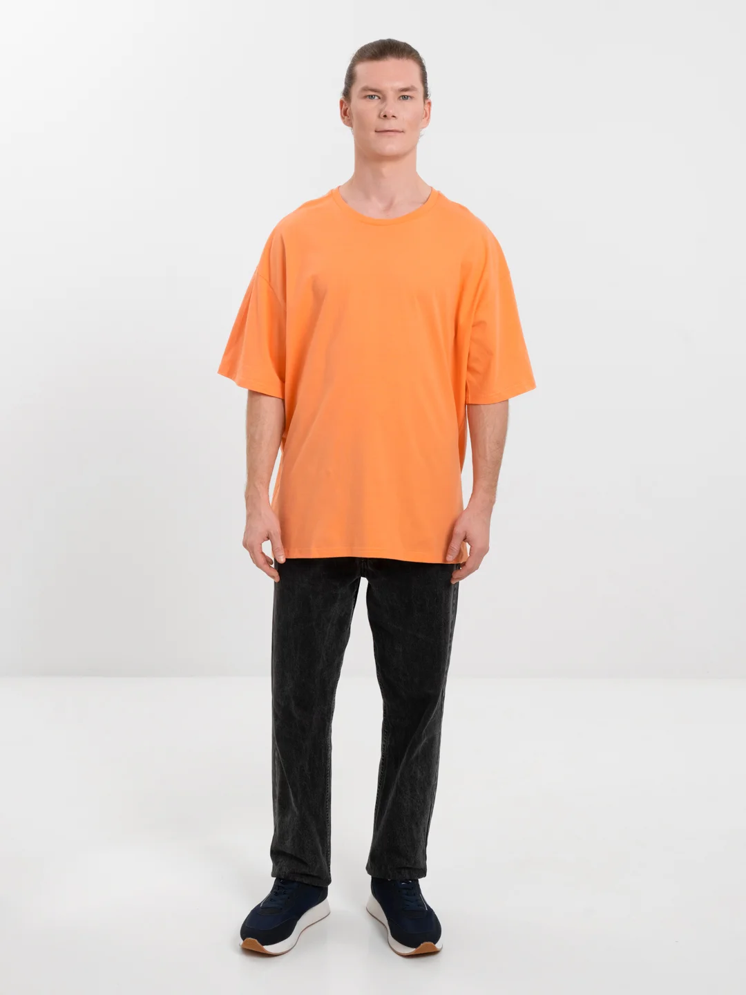 Рыжий футболка Oversize