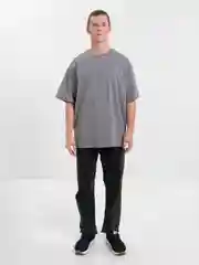 Серый футболка Oversize