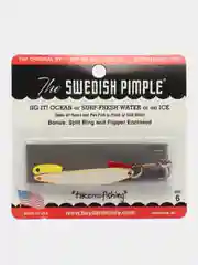 Золотой блесна зимняя Bay de Noc Swedish Pimple шведский прыщ