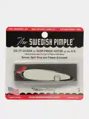Золотой блесна зимняя Bay de Noc Swedish Pimple шведский прыщ