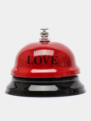 Звонок настольный "Ring for a love", 7.5 х 7.5 х 6.5 см