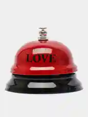 Звонок настольный "Ring for a love", 7.5 х 7.5 х 6.5 см