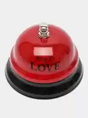 Звонок настольный "Ring for a love", 7.5 х 7.5 х 6.5 см