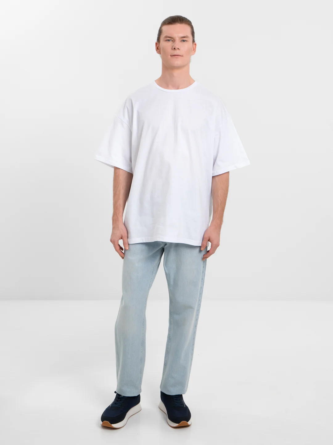 Белый футболка Oversize