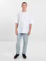 Белый футболка Oversize