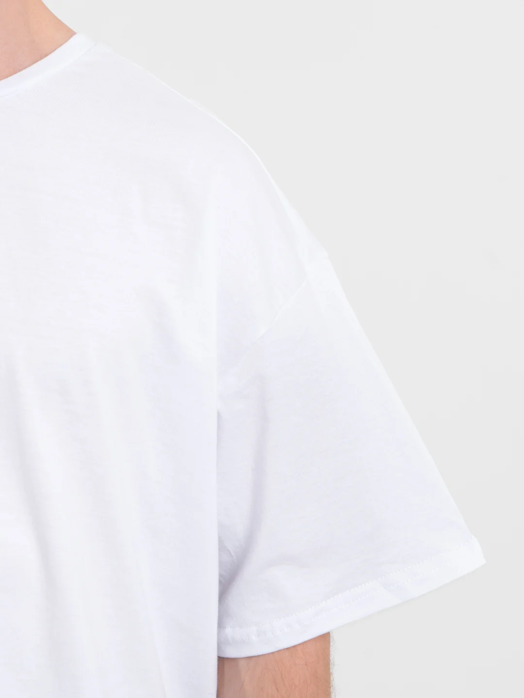 Белый футболка Oversize