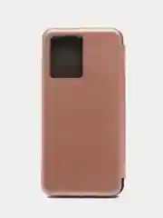 Розовый чехол-книжка для Xiaomi Redmi Note 12 4G