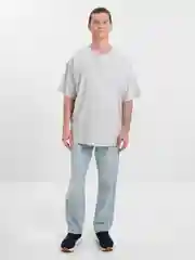 Серый меланж футболка Oversize