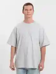 Серый меланж футболка Oversize