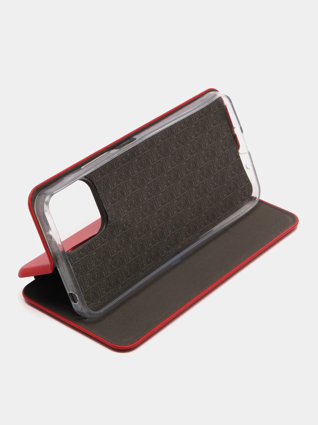 Красный чехол-книжка для Xiaomi Redmi 12