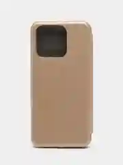 Золотой чехол-книжка для Xiaomi Redmi 12C