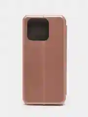Розовый чехол-книжка для Xiaomi Redmi 12C