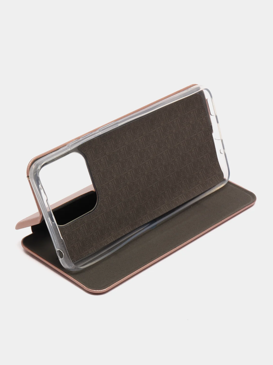 Розовый чехол-книжка для Xiaomi Redmi 12C