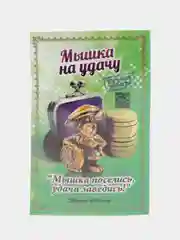 Кошельковый Амулет Мышка на удачу в берете