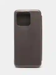 Серый чехол-книжка для Xiaomi Redmi 12C