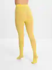 Желтый женские колготки цветные, капроновые, летние, 50 DEN