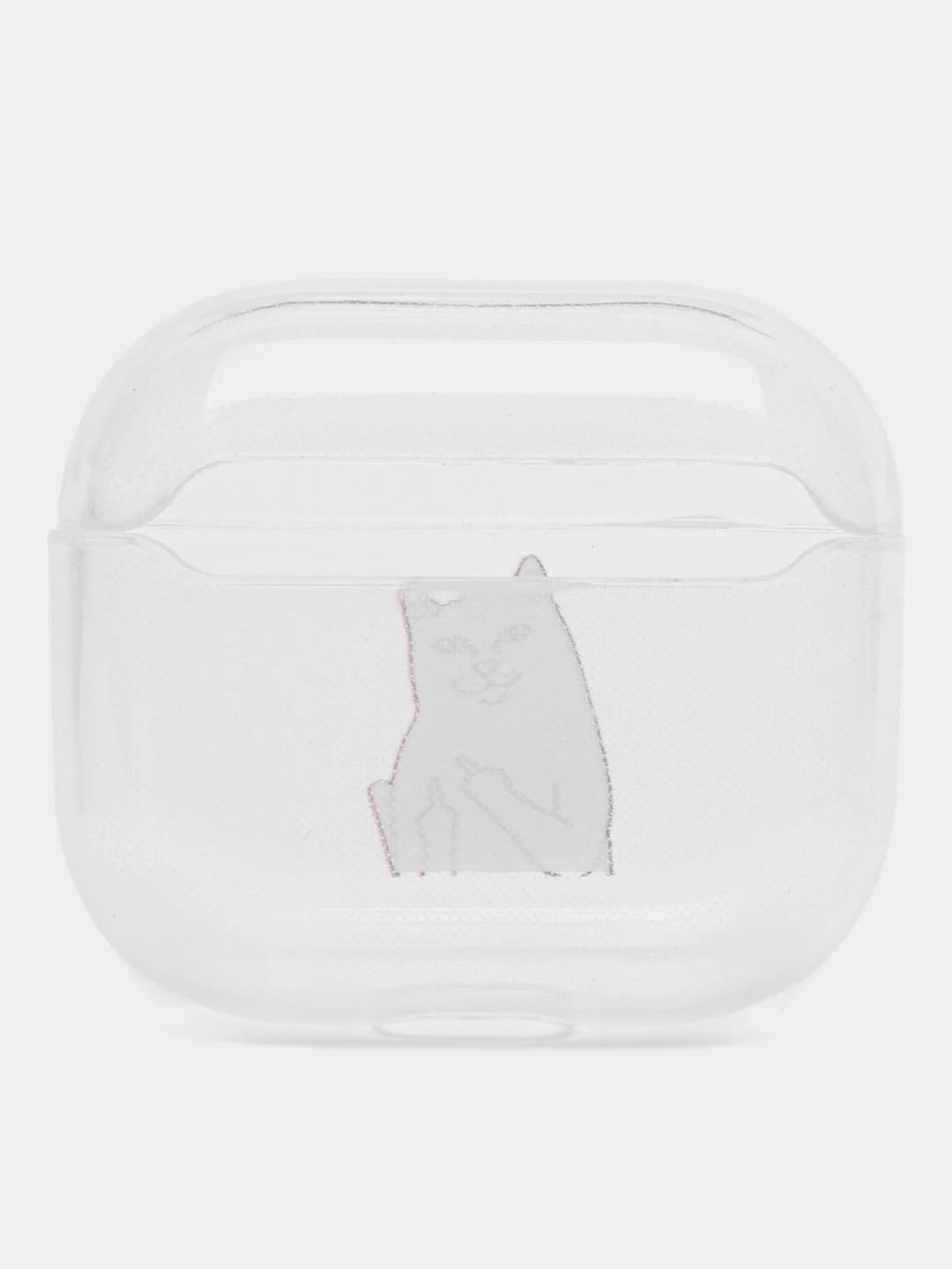 Манго чехол для наушников Apple AirPods 3 силиконовый прозрачный принт Nike / Найк