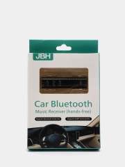 Блютуз-ресивер JBH AUX BT-03, для авто, черный, автомобильный AUX ресивер Bluetooth
