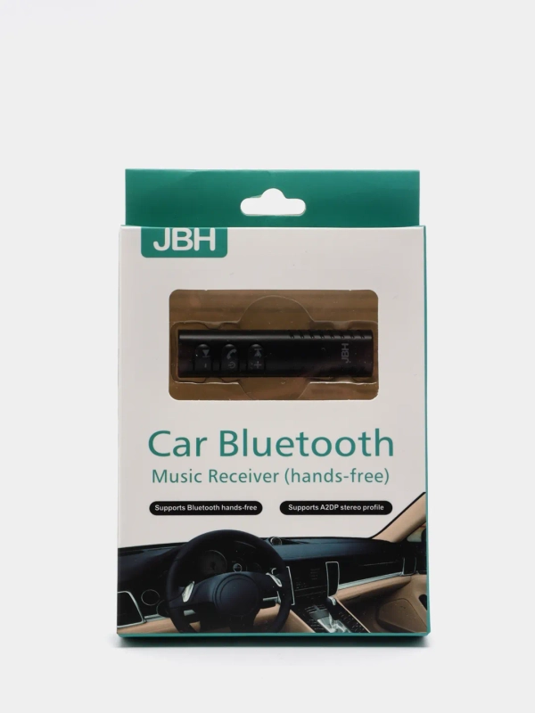 Блютуз-ресивер JBH AUX BT-03, для авто, черный, автомобильный AUX ресивер Bluetooth