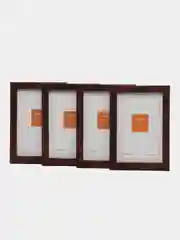 Коричневый фоторамка 10 х 15, стекло, набор 1 - 4 шт, P14