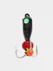 Зеленый мормышка вольфрам для рыбалки, крючки Mustad "Чертик", до 1,5г, зимняя, вольфрамовый черт
