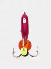 Фиолетовый мормышка вольфрам для рыбалки, крючки Mustad "Чертик", до 1,5г, зимняя, вольфрамовый черт