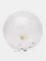 Лазурный прозрачный воздушный шар с конфетти, голубой, 30 см, 1, 10, 20 шт