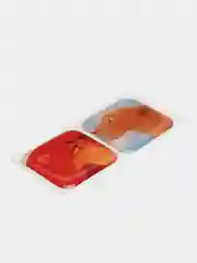 Алый 3d стикеры на телефон, парные