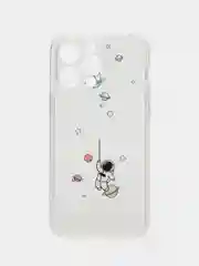 Бежевый чехол для iPhone 7, 8, 11, 12, 13, 14, XR, XS, Pro, Pro Max, SE 2020, с принтом