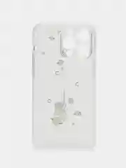 Бежевый чехол для iPhone 7, 8, 11, 12, 13, 14, XR, XS, Pro, Pro Max, SE 2020, с принтом