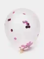 Розовый прозрачный воздушный шар, розовый, 30 см, 1, 10, 20 штук