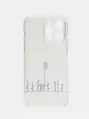 Черный чехол для iPhone 7, 8, 11, 12, 13, 14, XR, XS, Pro, Pro Max, SE 2020, с принтом