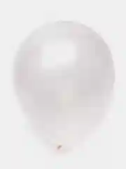 Серебряный воздушный шар, белый, 30 см, 1, 10, 20, 50
