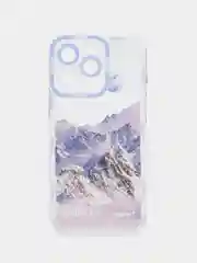 Голубой чехол для iPhone 11, 12, 13, 14, 15, Pro, Max чехол на айфон силиконовый с принтом