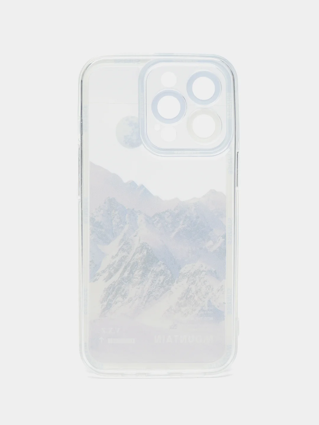 Голубой чехол для iPhone 11, 12, 13, 14, 15, Pro, Max чехол на айфон силиконовый с принтом