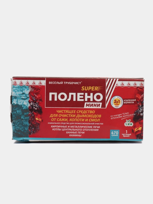 Средство для удаления сажи, копоти в печах, дымоходах "Super Полено мини", 470 г