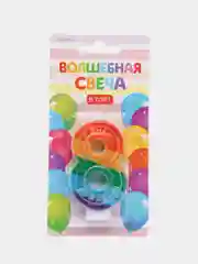 Лайм свеча-цифра с цветным нанесением "С Днем рождения"