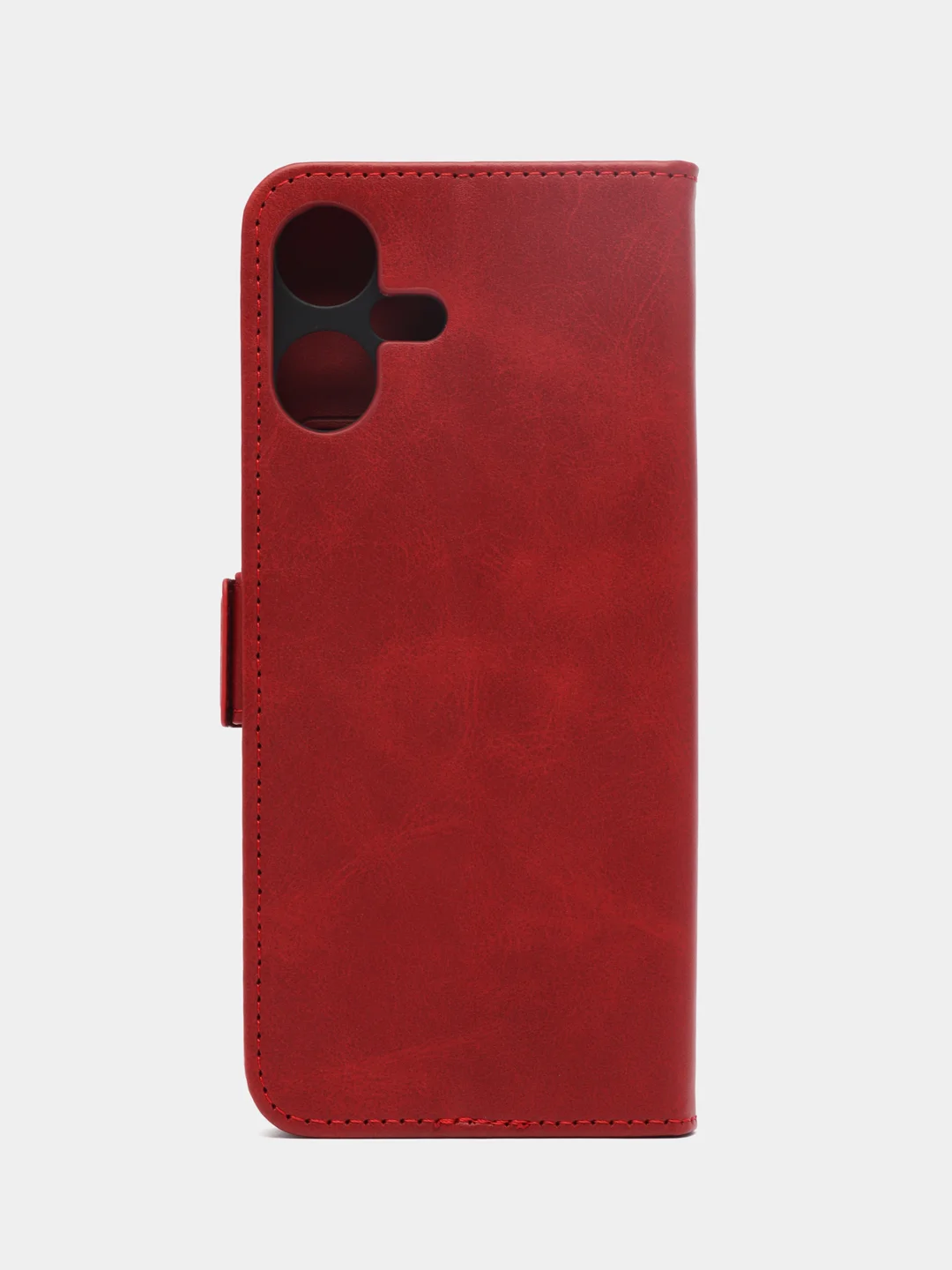 Красный чехол-книжка Tecno Pova Neo 3 (Техно Пова Нео 3), с боковым магнитом