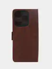 Коричневый чехол-книжка Tecno Spark 10 / 10C (Техно Спарк), с боковым магнитом