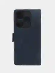 Синий чехол-книжка Tecno Spark 10 / 10C (Техно Спарк), с боковым магнитом