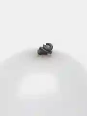 Серебряный воздушный шар, серый, 30 см