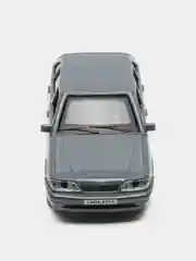 Серый металлик машина LADA-2114 12 см, Технопарк, металлическая, открываются передние двери и багажник