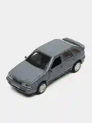 Хром машина LADA-2114 12 см, Технопарк, металлическая, открываются передние двери и багажник