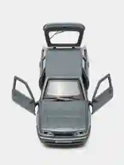Серый металлик машина LADA-2114 12 см, Технопарк, металлическая, открываются передние двери и багажник
