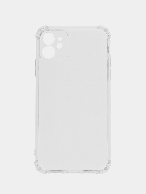 Чехол Case для iPhone 11 (Айфон), противоударный, силиконовый, прозрачный